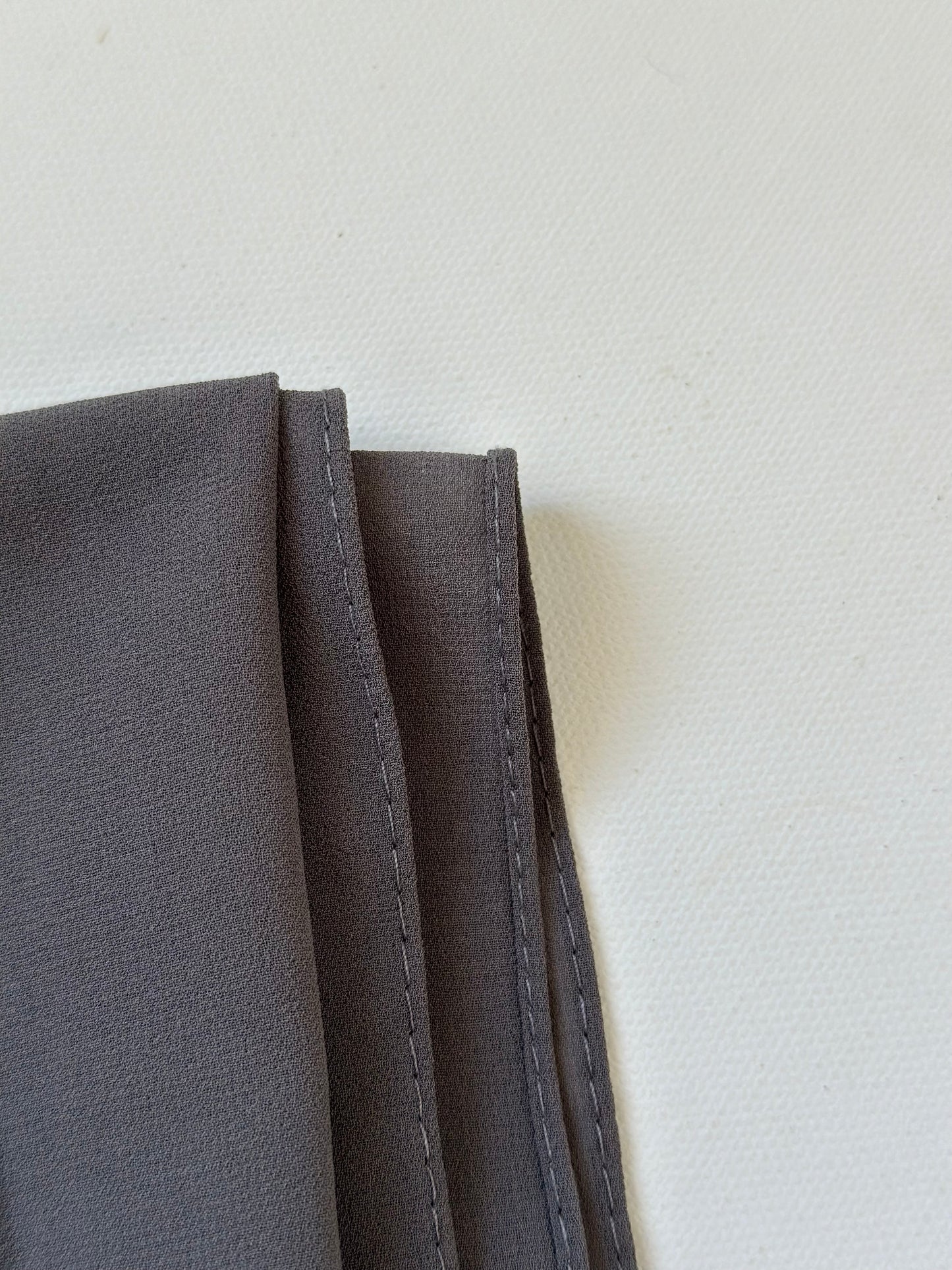 HIJAB CARRÉ XL GRIS FONCÉ
