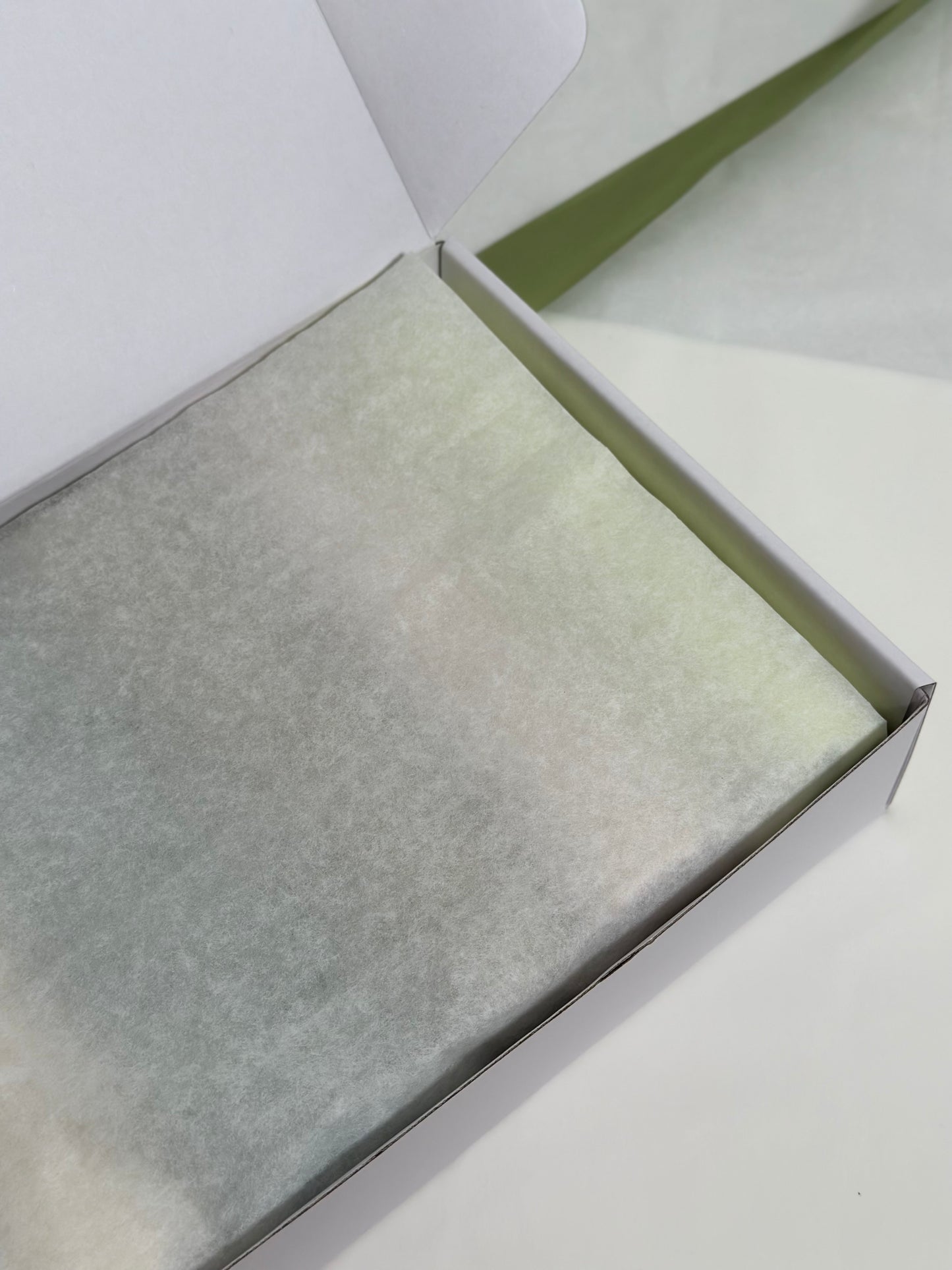 BOX RECTANGLE EN MOUSSELINE