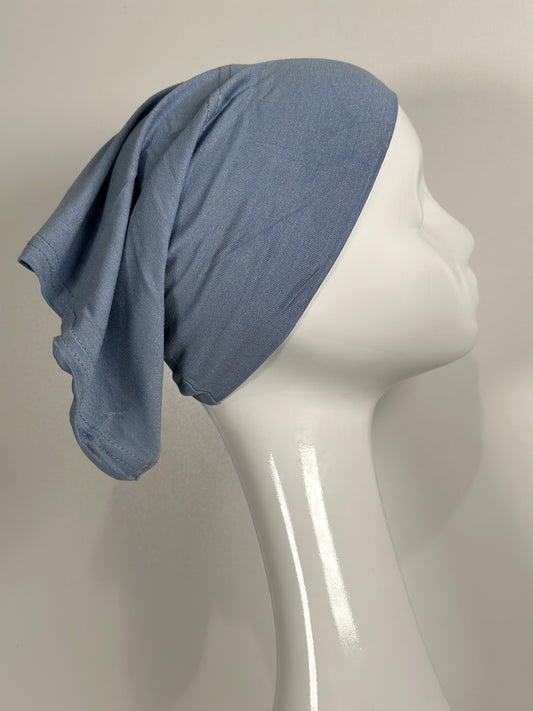 SOUS HIJAB BANDEAU BLEU TURQUOISE