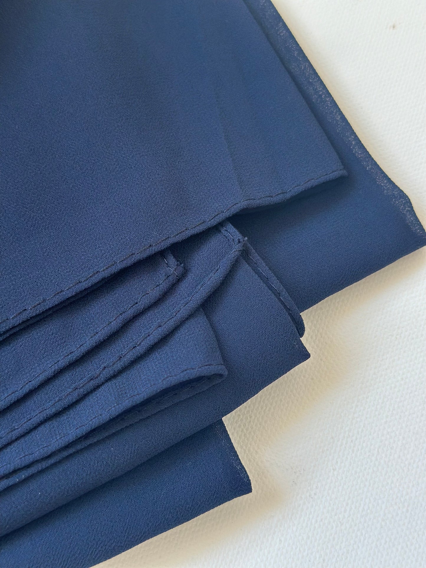 HIJAB CARRÉ XL BLEU FONCÉ