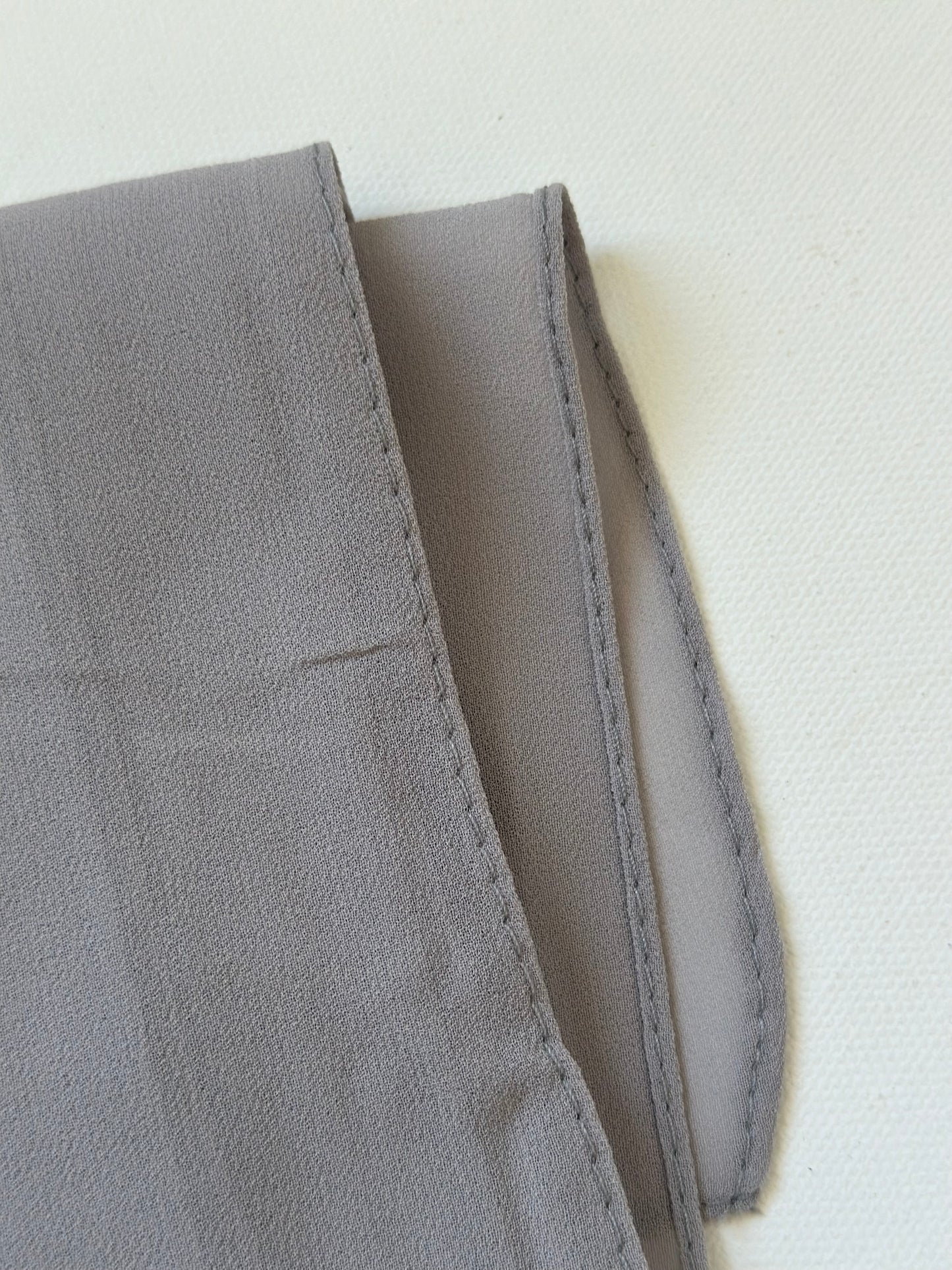 HIJAB CARRÉ XL GRIS CLAIR