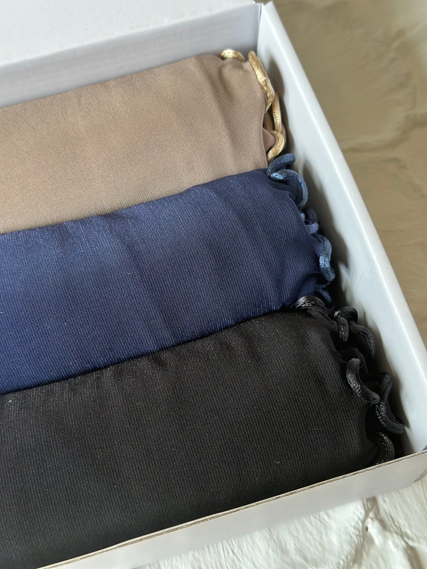 BOX 3 HIJABS JERSEY FRISÉE
