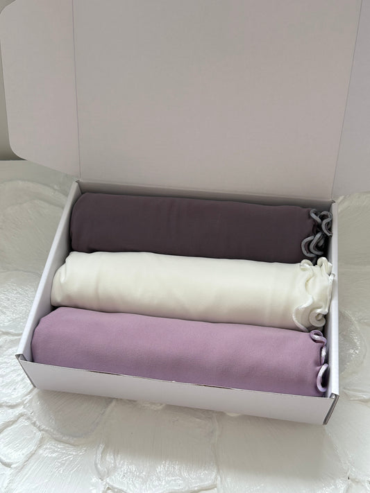 BOX 3 HIJABS JERSEY FRISÉE