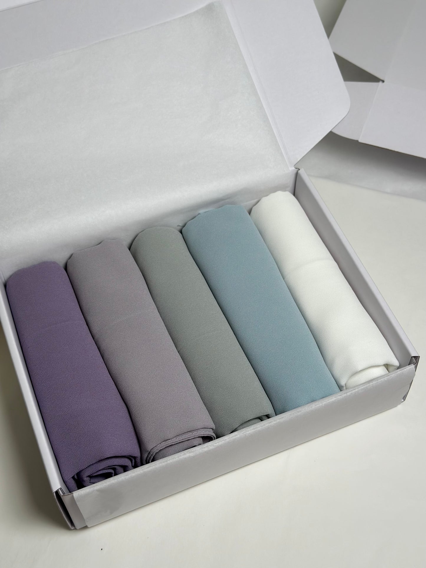 BOX RECTANGLE EN MOUSSELINE