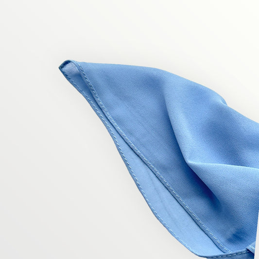 HIJAB CARRÉ BLEU CIEL 100x100