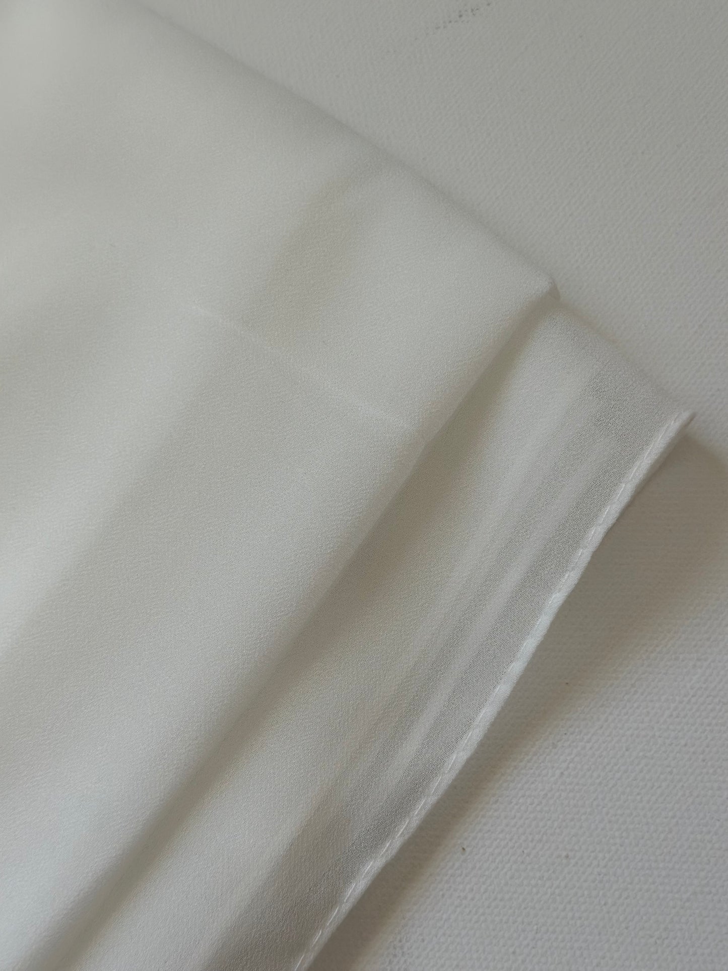 HIJAB CARRÉ XL BLANC CASSÉ