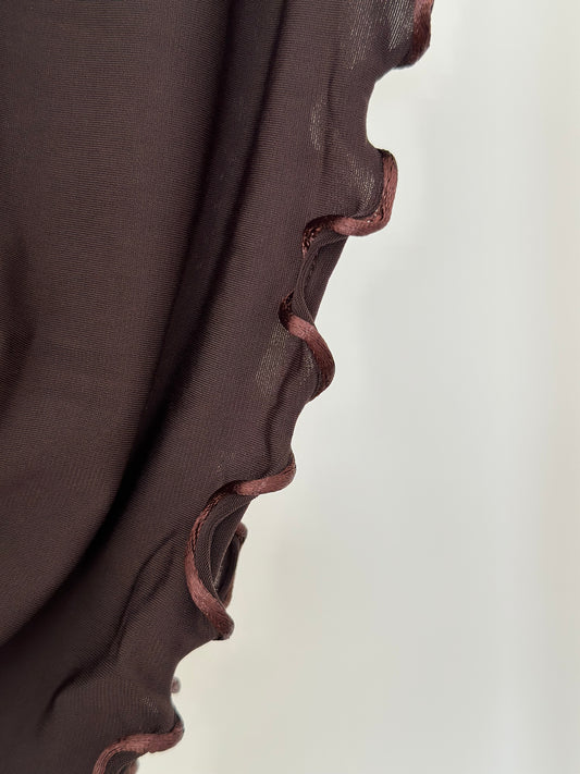 HIJAB JERSEY FRISÉE CHOCOLAT