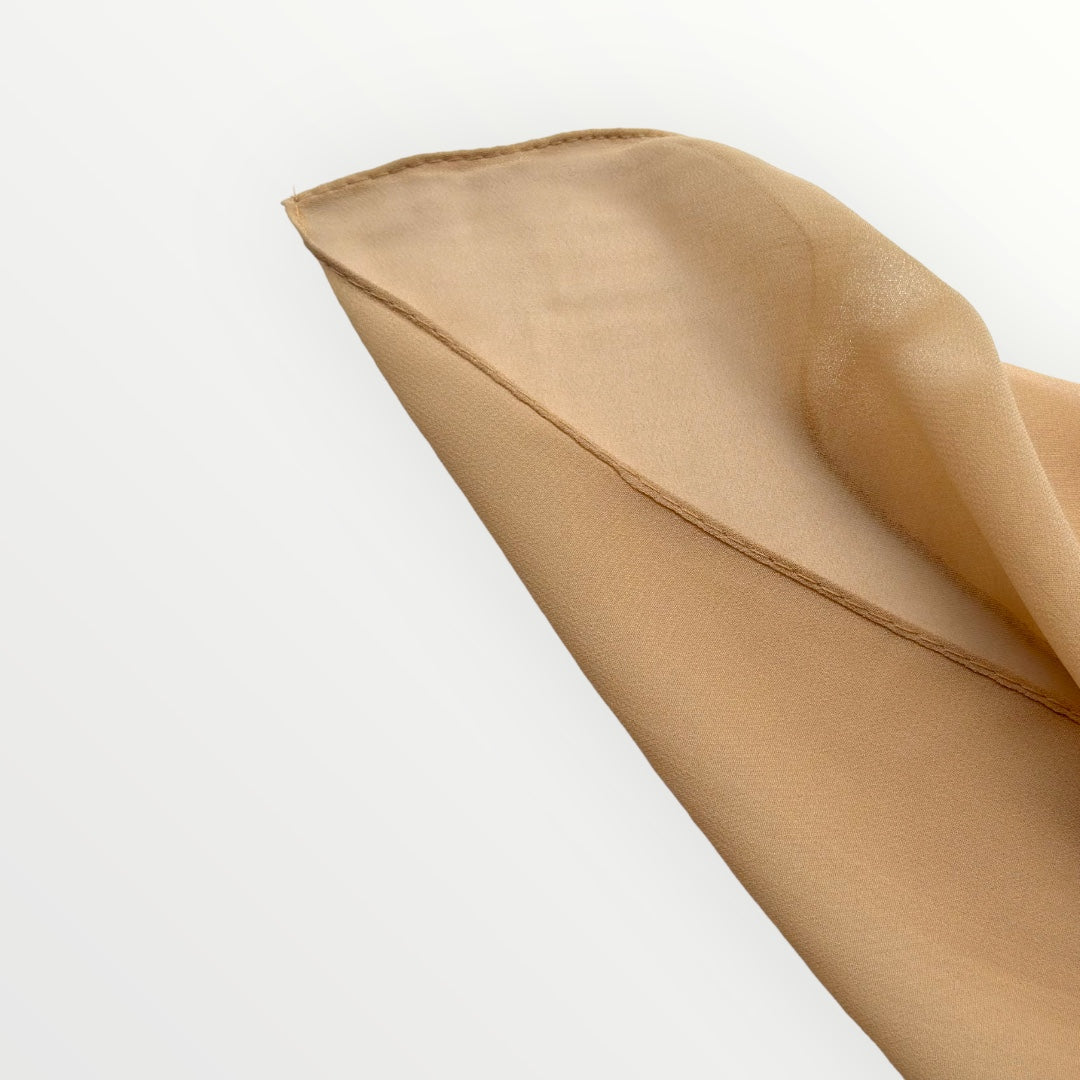 HIJAB CARRÉ BEIGE MACARON 100x100