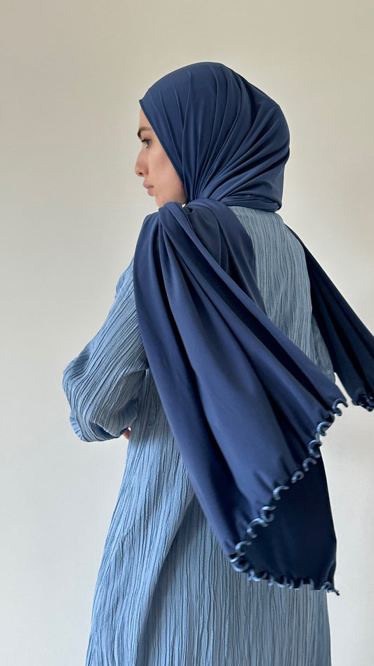 HIJAB JERSEY FRISÉE BLUE