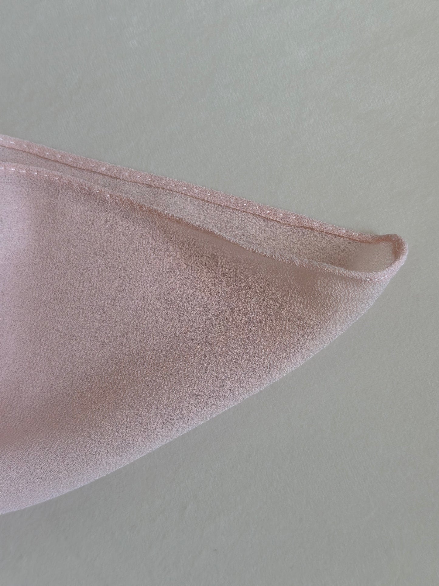 HIJAB CARRÉ XL ROSE POUDRE