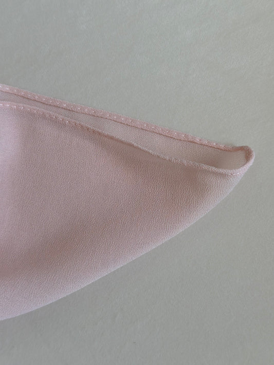 HIJAB CARRÉ XL ROSE POUDRE