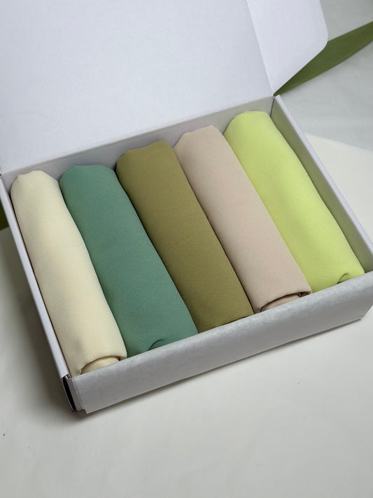 BOX RECTANGLE EN MOUSSELINE