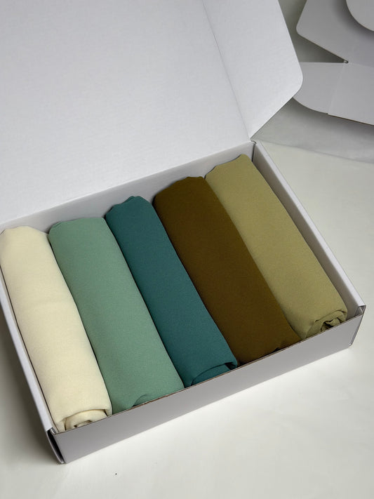 BOX RECTANGLE EN MOUSSELINE