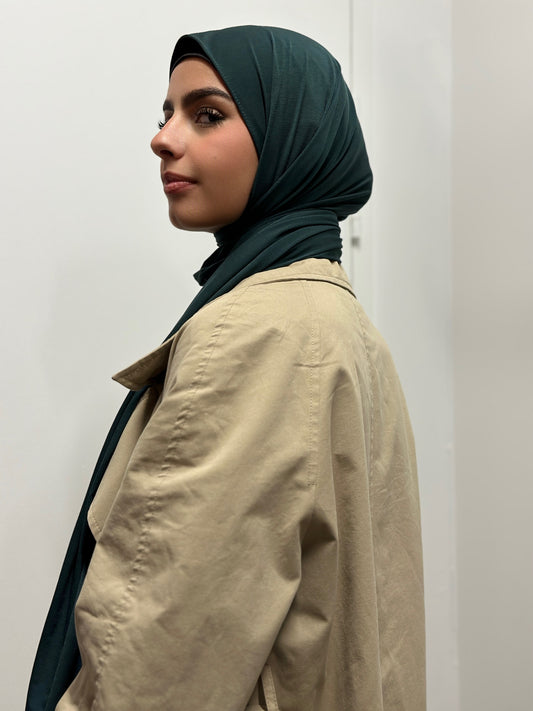 HIJAB JERSEY PREMIUM VERT SAPIN