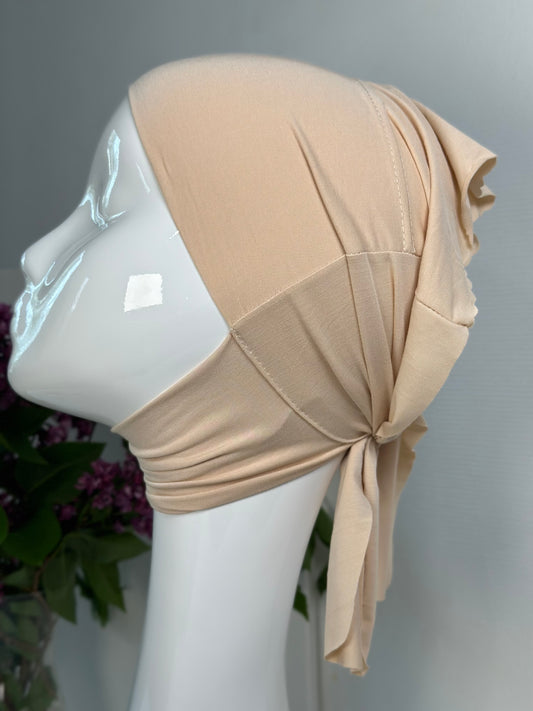 BONNET HIJAB BEIGE