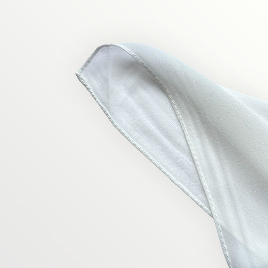 HIJAB CARRÉ BLANC CASSÉ 100x100