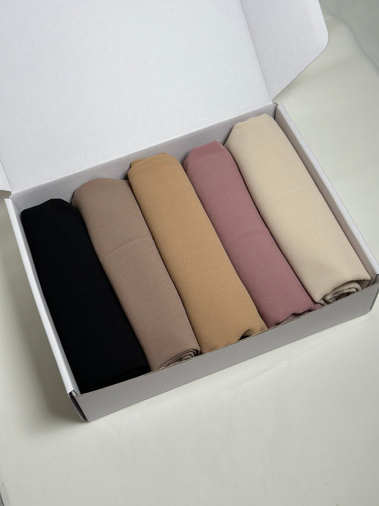 BOX RECTANGLE EN MOUSSELINE